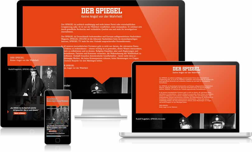 SPIEGEL Kampagne - Keine Angst vor der Wahrheit